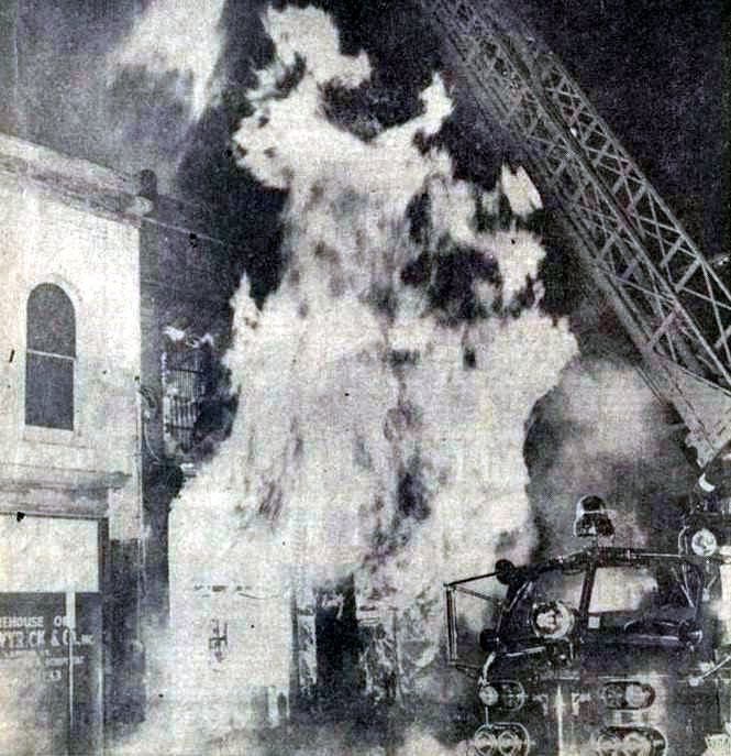 Rhodes Furniture Fire February 11th, 1971
