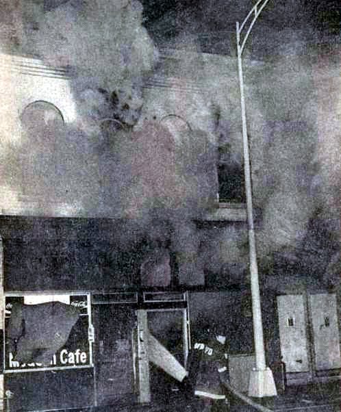 Modern Cafe Fire November 6th, 1973